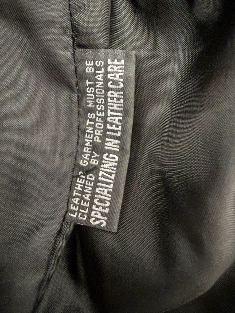 Vintage First Women's Black Genuine Leather Straight Pants Front Zip Lined 12 - Picture 6 of 12